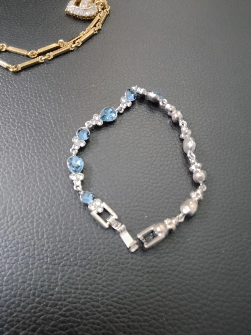 Givenchy blue crystal